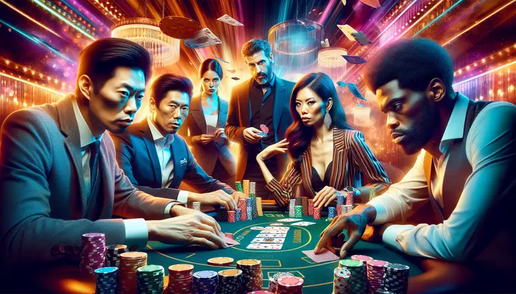 Người chơi Poker đang sử dụng các kỹ thuật chơi bài