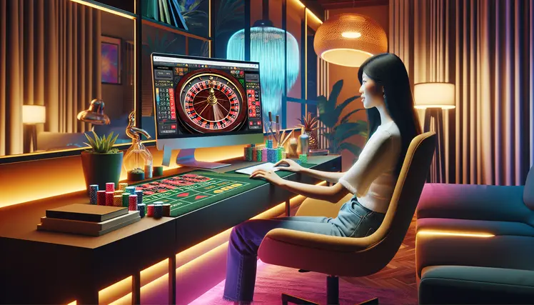 Chơi Roulette online trên máy tính